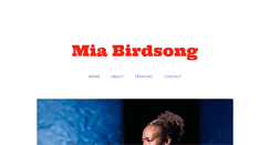 Desktop Screenshot of miabirdsong.com