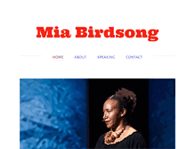 Tablet Screenshot of miabirdsong.com